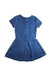 A Blue Short Sleeve Dresses from IKKS in size 10Y for girl. (Back View)
