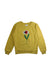 A Yellow Crewneck Sweatshirts from Hanna Andersson in size 6T for girl. (Front View)