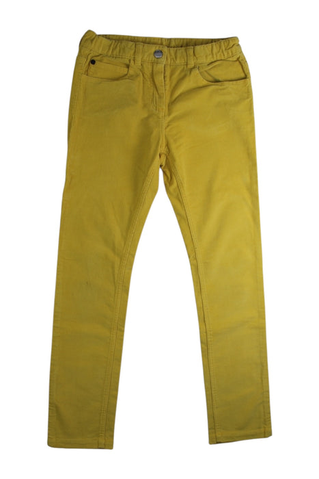 A Yellow Casual Pants from Jacadi in size 8Y for boy. (Front View)