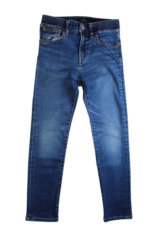 A Blue Jeans from Polo Ralph Lauren in size 7Y for boy. (Front View)
