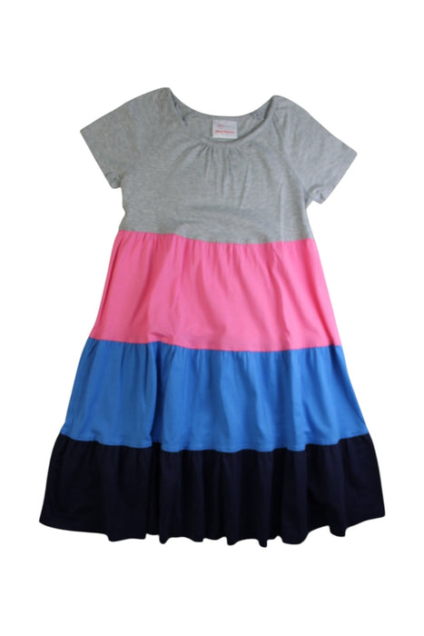 A Multicolour Short Sleeve Dresses from Hanna Andersson in size 6T for girl. (Front View)