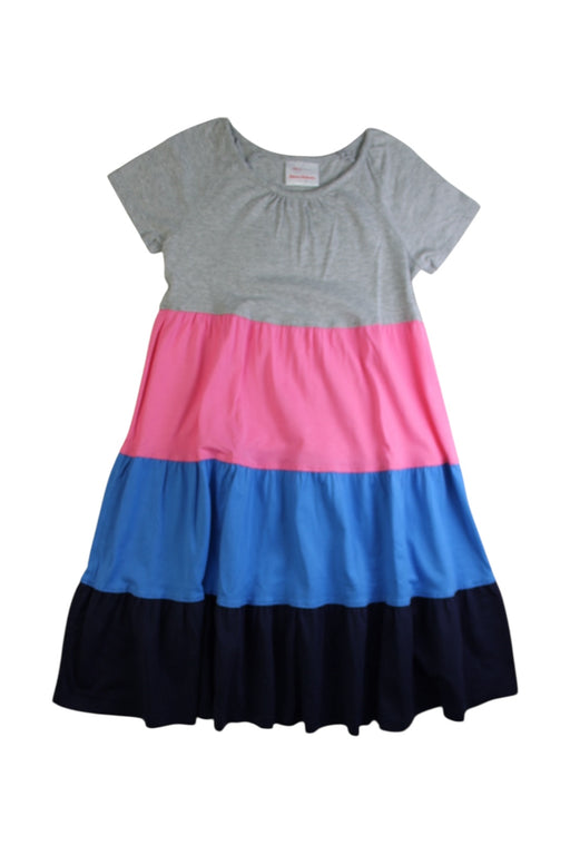 A Multicolour Short Sleeve Dresses from Hanna Andersson in size 6T for girl. (Front View)