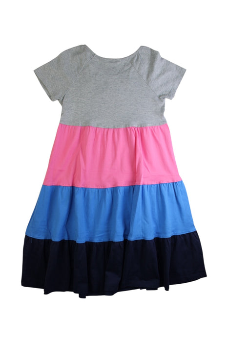 A Multicolour Short Sleeve Dresses from Hanna Andersson in size 6T for girl. (Back View)