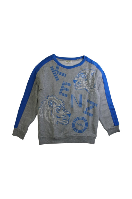 A Grey Crewneck Sweatshirts from Kenzo in size 8Y for boy. (Front View)