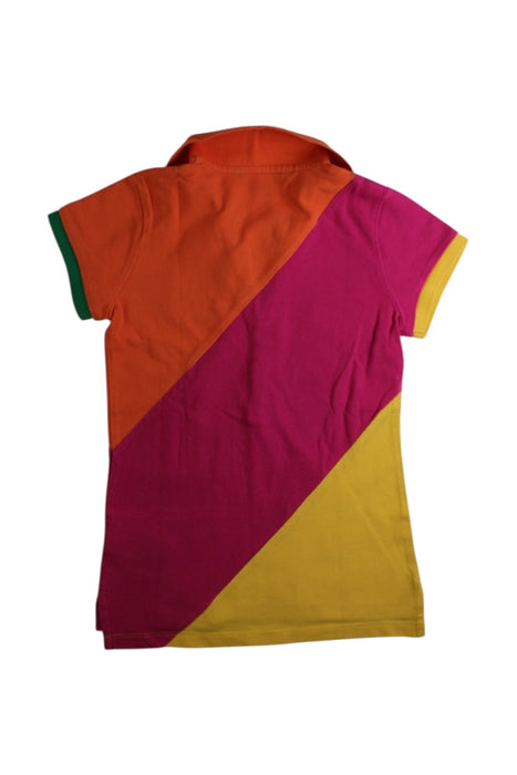 A Multicolour Short Sleeve Polos from Ralph Lauren in size 7Y for girl. (Back View)