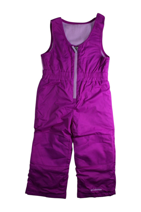 A Purple Ski Pants & Salopettes from Columbia in size 3T for girl. (Front View)