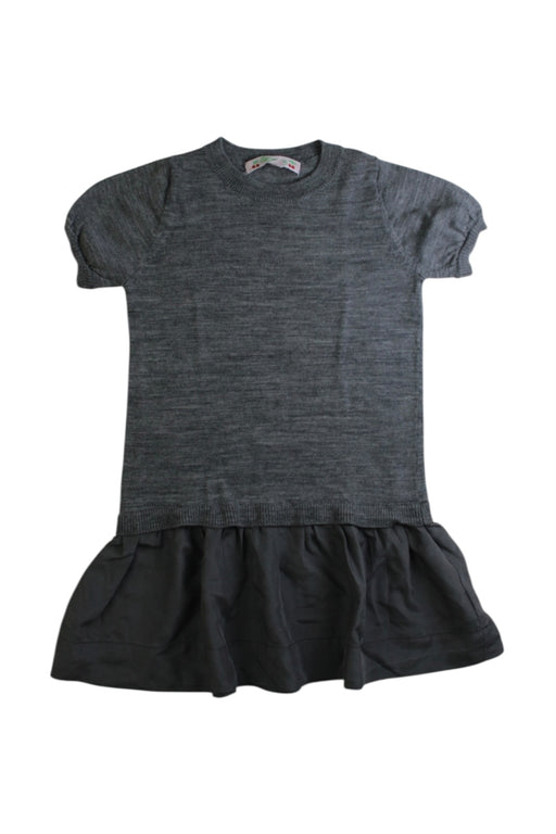 A Grey Short Sleeve Dresses from Bonpoint in size 4T for girl. (Front View)