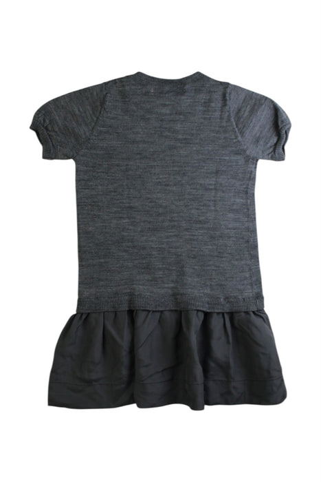 A Grey Short Sleeve Dresses from Bonpoint in size 4T for girl. (Back View)