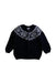 A Navy Cardigans from Petit Bateau in size 6-12M for boy. (Front View)