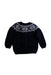 A Navy Cardigans from Petit Bateau in size 6-12M for boy. (Back View)