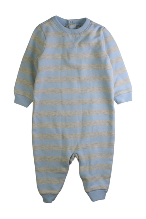 A Blue Long Sleeve Jumpsuits from Ralph Lauren in size 3-6M for boy. (Front View)