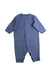 A Blue Long Sleeve Jumpsuits from Petit Bateau in size 0-3M for boy. (Back View)