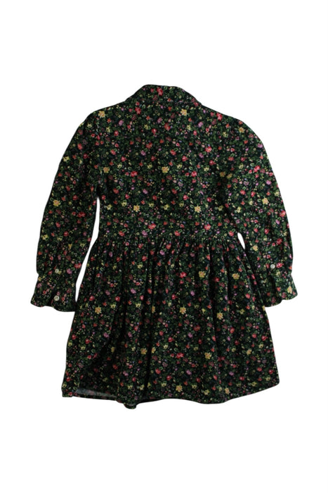 A Green Long Sleeve Dresses from Polo Ralph Lauren in size 4T for girl. (Back View)