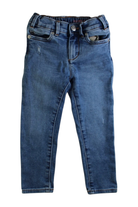 A Blue Jeans from Crewcuts in size 4T for girl. (Front View)
