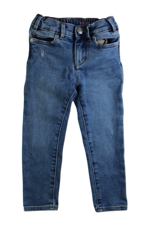A Blue Jeans from Crewcuts in size 4T for girl. (Front View)
