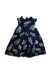 A Blue Sleeveless Dresses from Janie & Jack in size 2T for girl. (Back View)