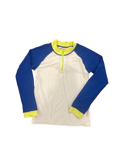 A Blue Rash Guards from Coolibar in size 8Y for boy. (Front View)