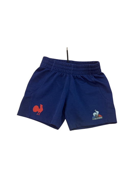 A Navy Shorts from Le Coq Sportif in size 8Y for boy. (Front View)