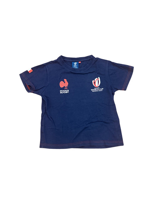 A Blue Short Sleeve T Shirts from Le Coq Sportif in size 8Y for boy. (Front View)