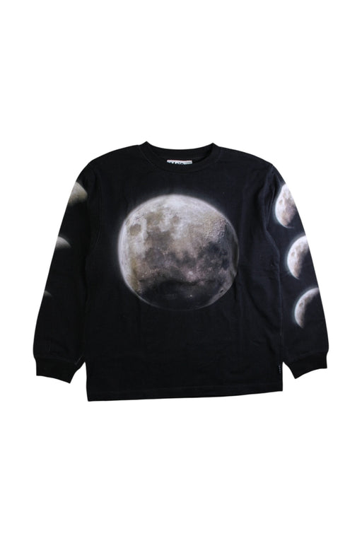 A Black Crewneck Sweatshirts from Molo in size 12Y for boy. (Front View)