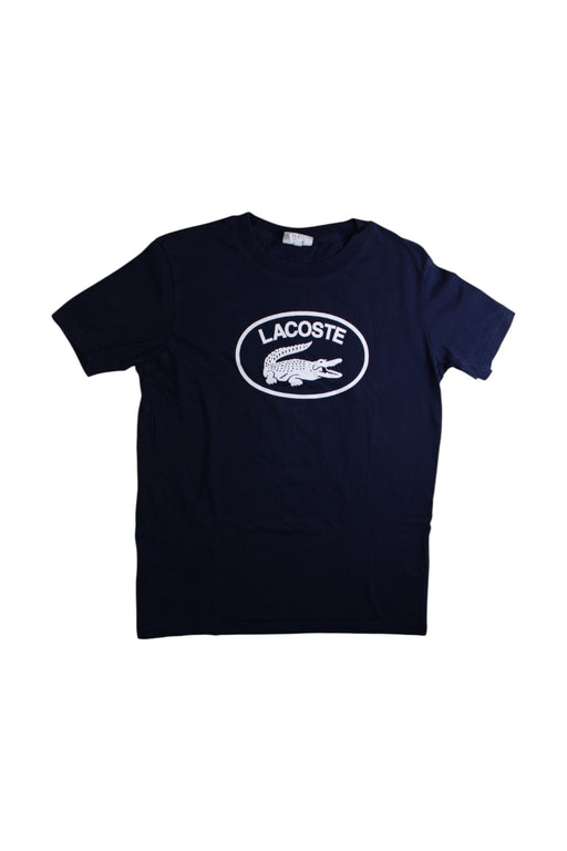 A Navy Short Sleeve T Shirts from Lacoste in size 14Y for boy. (Front View)