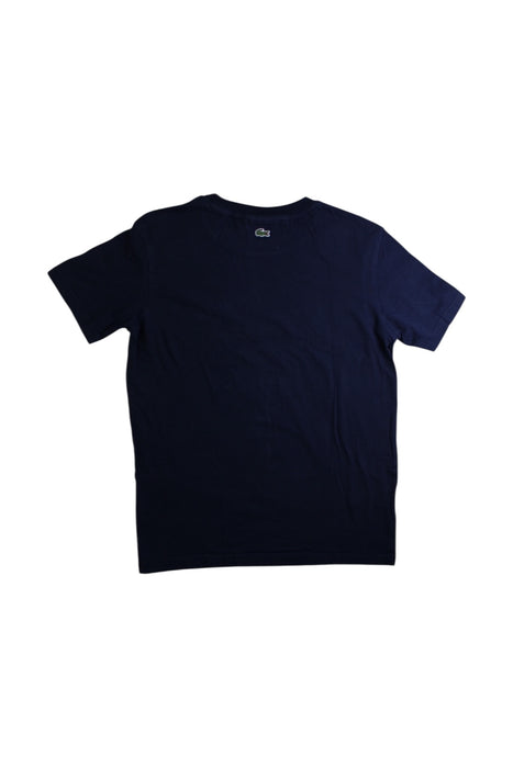 A Navy Short Sleeve T Shirts from Lacoste in size 14Y for boy. (Back View)