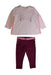 A Pink Leggings Sets from Baker by Ted Baker in size 6-12M for girl. (Front View)