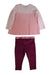 A Pink Leggings Sets from Baker by Ted Baker in size 6-12M for girl. (Back View)