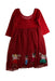 A Red Long Sleeve Dresses from Boden in size 5T for girl. (Back View)