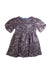 A Metallic Short Sleeve Dresses from Seed in size 5T for girl. (Front View)
