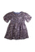 A Metallic Short Sleeve Dresses from Seed in size 5T for girl. (Front View)