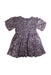 A Metallic Short Sleeve Dresses from Seed in size 5T for girl. (Back View)
