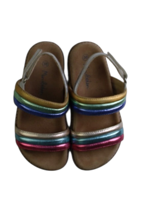 A Multicolour Sandals from Boden in size 6T for girl. (Back View)