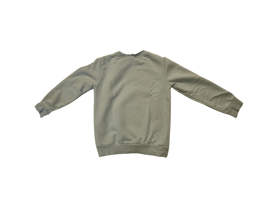 A Grey Crewneck Sweatshirts from Adidas in size 6T for boy. (Back View)