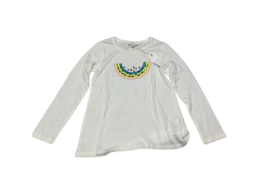 A White Long Sleeve Shirts from Seed in size 8Y for girl. (Front View)