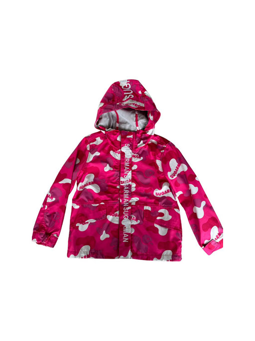 A Pink Lightweight Jackets from Sugarman in size 7Y for girl. (Front View)