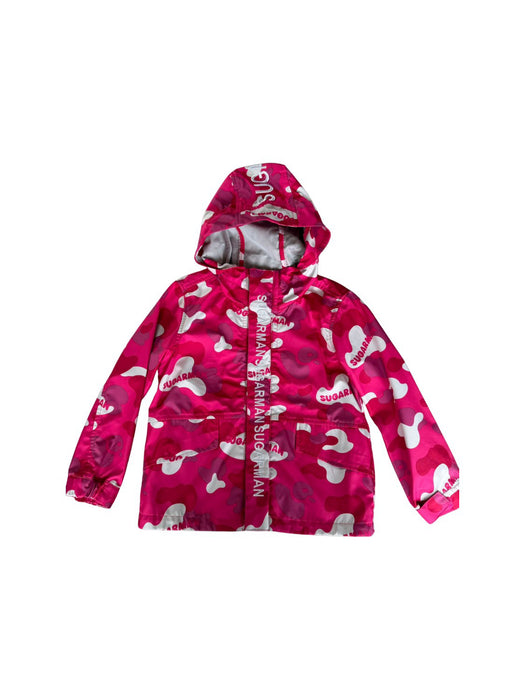 A Pink Lightweight Jackets from Sugarman in size 7Y for girl. (Front View)