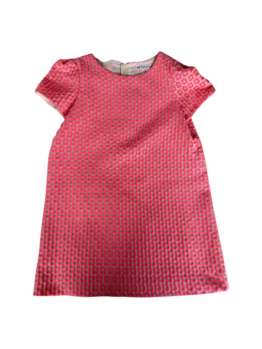 A Pink Short Sleeve Dresses from Bonpoint in size 8Y for girl. (Front View)