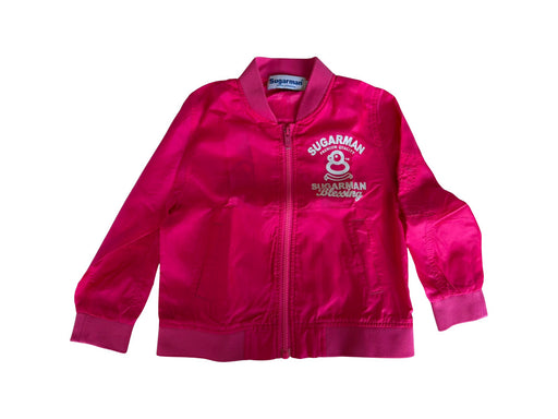 A Pink Lightweight Jackets from Sugarman in size 8Y for girl. (Front View)