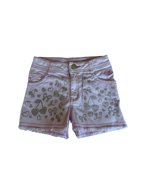 A Pink Shorts from Mezzo Piano in size 7Y for girl. (Front View)