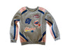 A Grey Crewneck Sweatshirts from Kenzo in size 8Y for girl. (Front View)