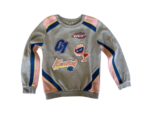 A Grey Crewneck Sweatshirts from Kenzo in size 8Y for girl. (Front View)