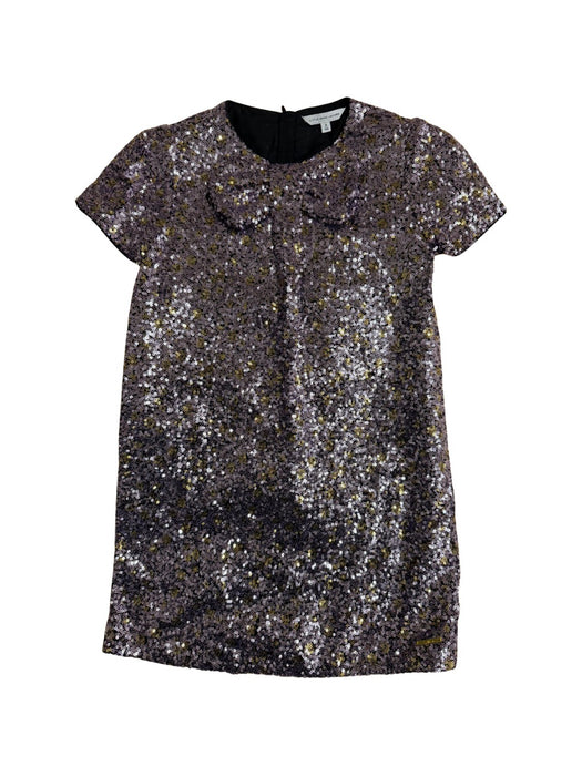A Purple Short Sleeve Dresses from Little Marc Jacobs in size 8Y for girl. (Front View)