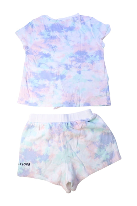 A Multicolour Shorts Sets from Tommy Hilfiger in size 8Y for girl. (Back View)