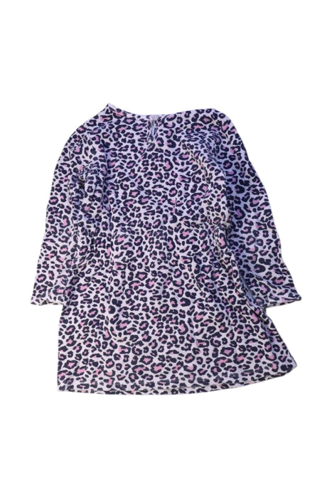 A Multicolour Long Sleeve Dresses from Seed in size 4T for girl. (Back View)