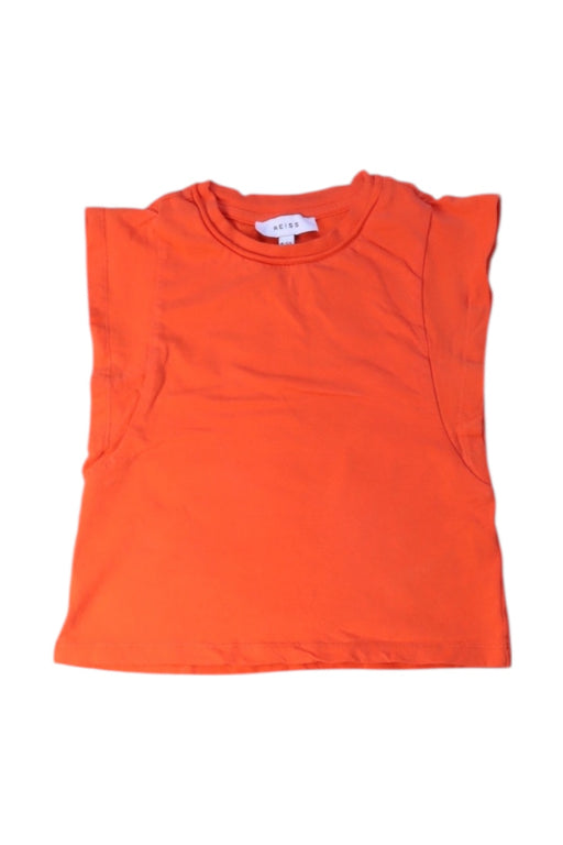 A Orange Sleeveless T Shirts from REISS in size 4T for girl. (Front View)