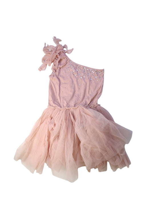 A Pink Sleeveless Dresses from Tutu Du Monde in size 12Y for girl. (Front View)