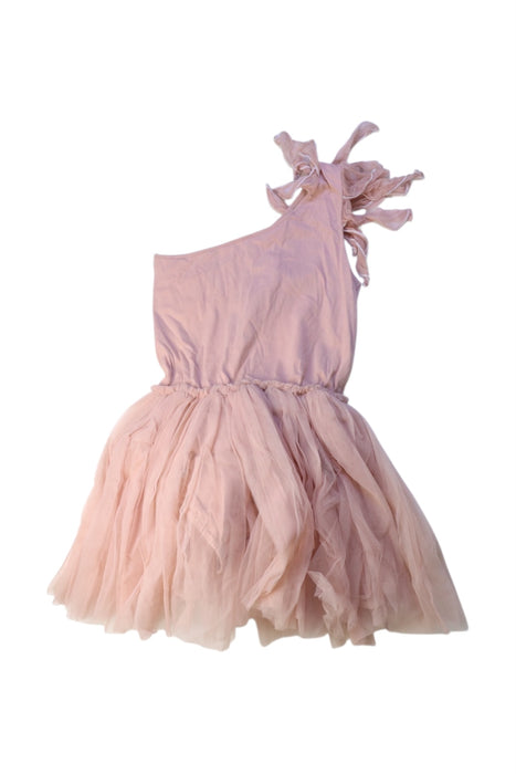 A Pink Sleeveless Dresses from Tutu Du Monde in size 12Y for girl. (Back View)
