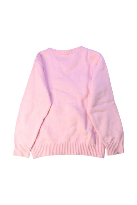 A Pink Knit Sweaters from Moschino in size 6T for girl. (Back View)