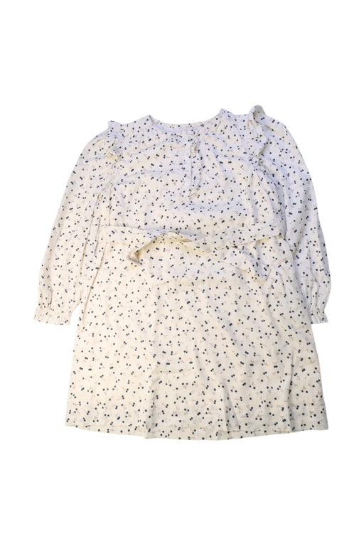 A White Long Sleeve Dresses from Bonpoint in size 8Y for girl. (Front View)